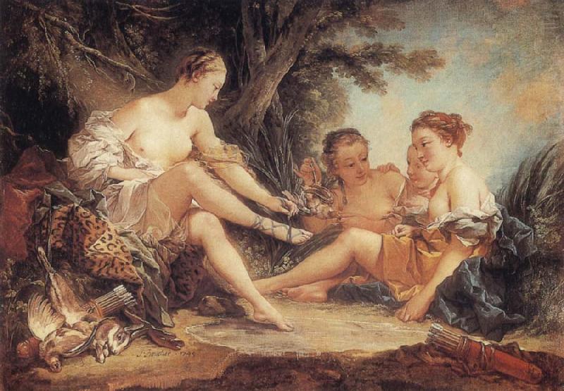 Diana After the Hunt, Francois Boucher